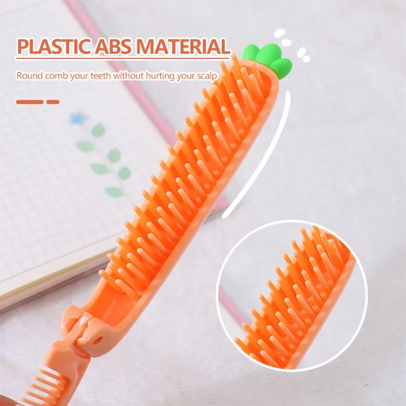 Peine plegable de dientes suaves para el cuidado del cabello infantil - imagen 3