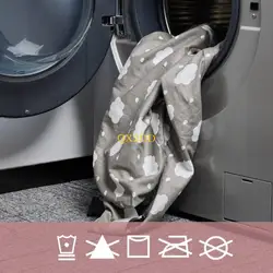 QX2D almohada de lactancia extraíble y lavable para mamá con funda