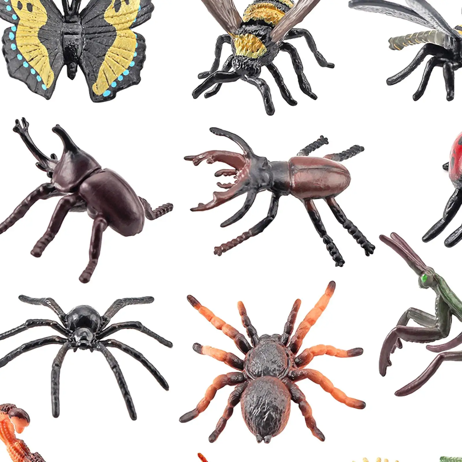 Figuras realistas de mariquita Halloween en PVC para niños - imagen 3