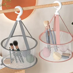 Bolsa de secado de malla para brochas, bolsillo para borlas