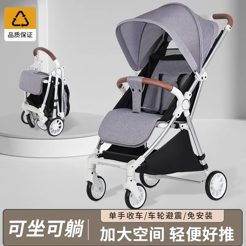 Cochecito ultraligero y plegable para bebé - imagen 3