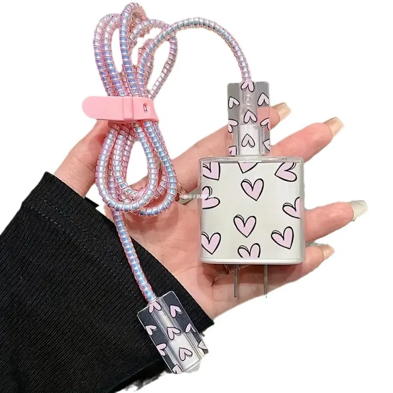 Protector de cable de carga para iPhone con funda enrollable - imagen 5