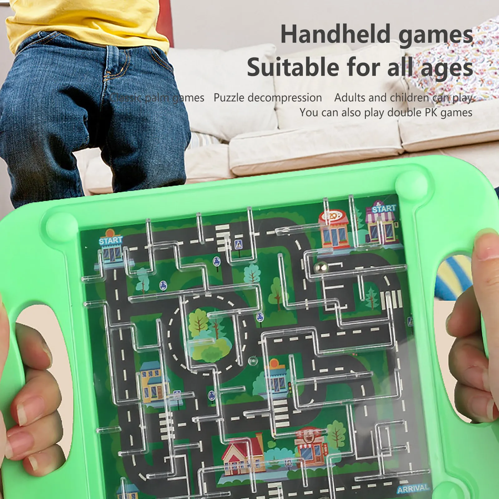 Schwerkraft puzzle 3D Laberinto de memoria Montessori para niños - imagen 5