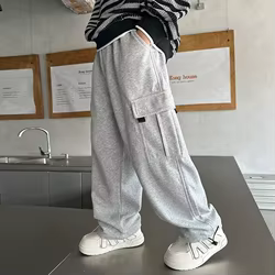 Pantalón de chándal ligero de primavera para niños, informal