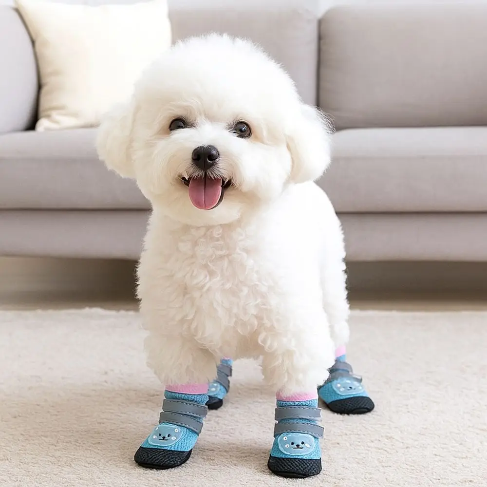 Zapatos para perro de malla transpirable reflectantes antideslizantes - imagen 5
