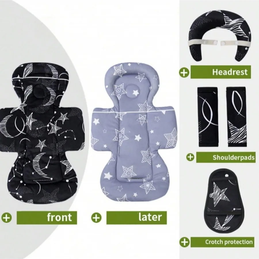 Silla de coche para niños con reposacabezas y acolchado universal