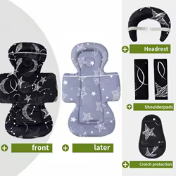 Silla de coche para niños con reposacabezas y acolchado universal