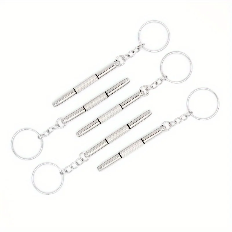 Destornilladores para gafas de acero inoxidable con llavero - imagen 3