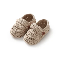 Zapatos de primeros pasos para bebé niña – Sin cordones tela suave