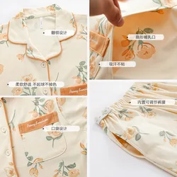 Pijama lactancia algodón maternidad manga larga primavera y otoño