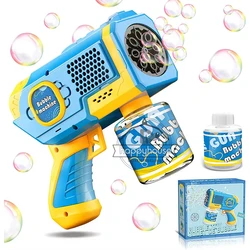 Máquina de burbujas Astronaut Automa para niños, pistola cohetes