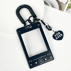 Soporte fotos acrílico transparente – Llavero y tarjetero para niños