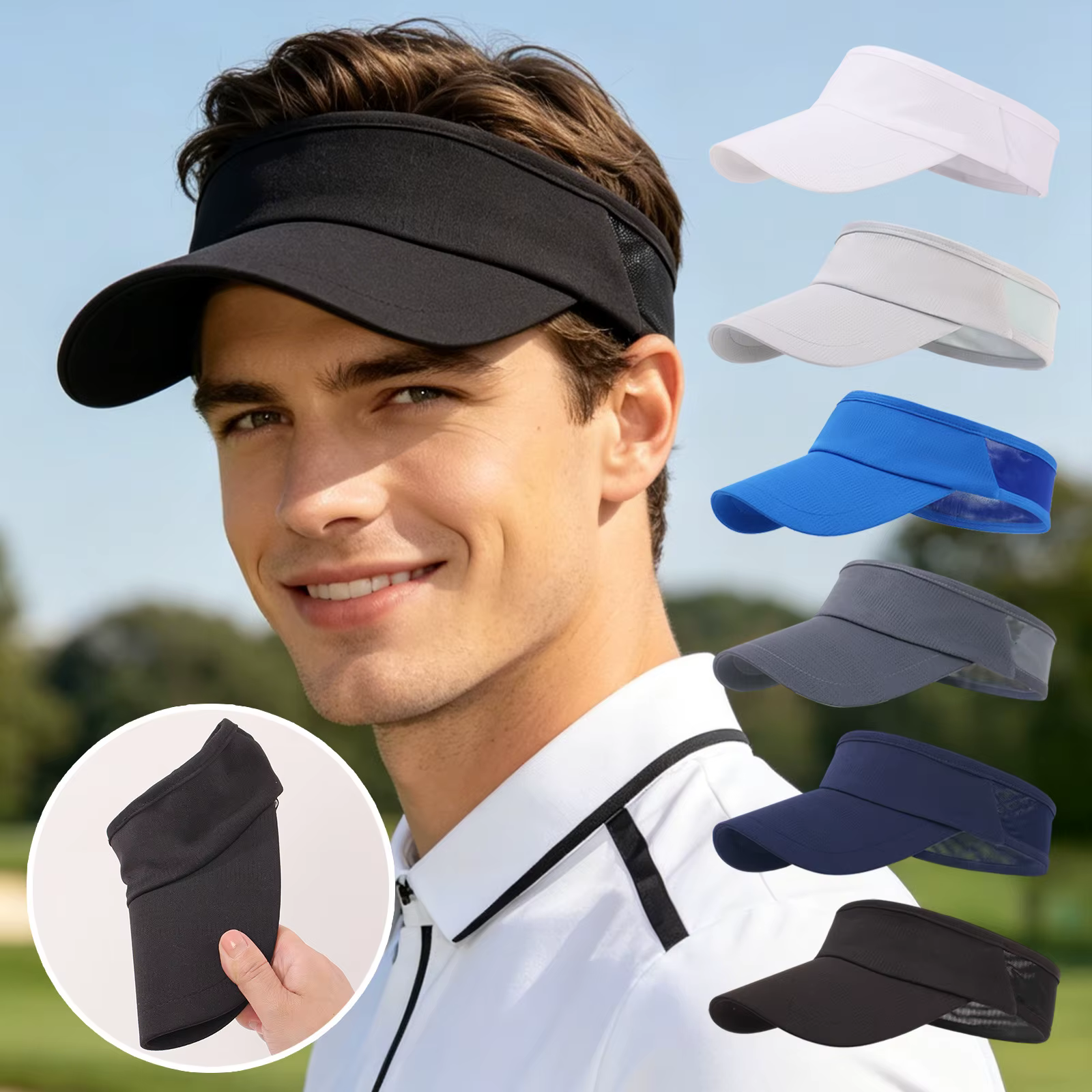 Gorra de ciclismo con visera unisex para protección solar y verano - imagen 5
