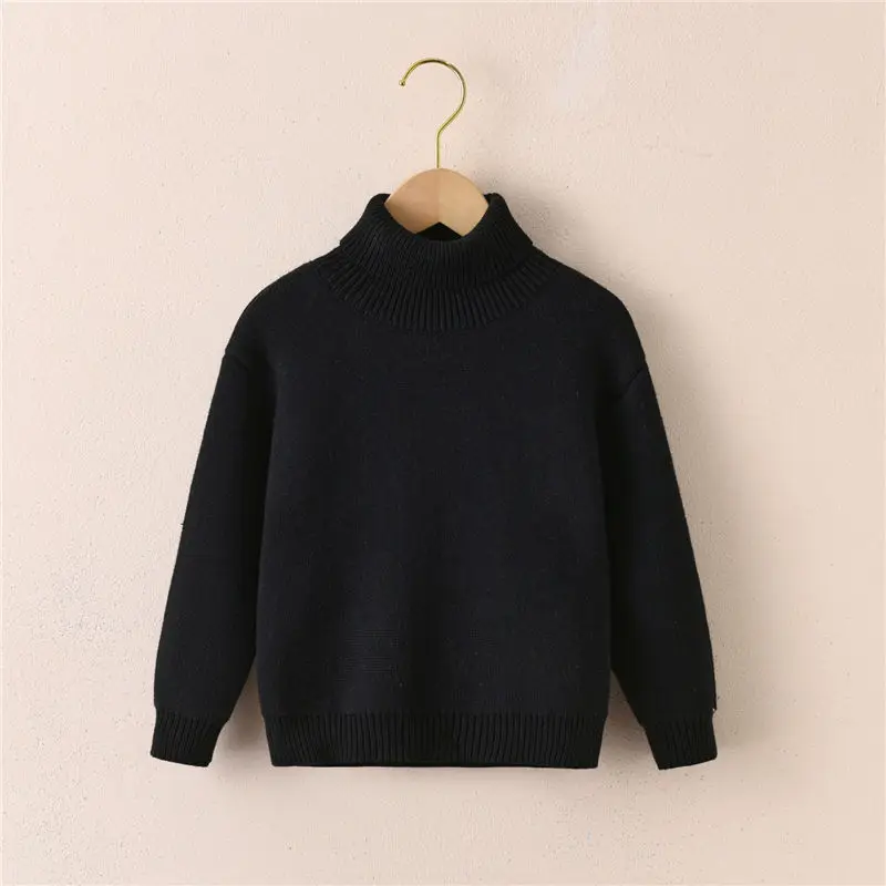 Jersey de lana cuello alto niño – Otoño invierno - imagen 2