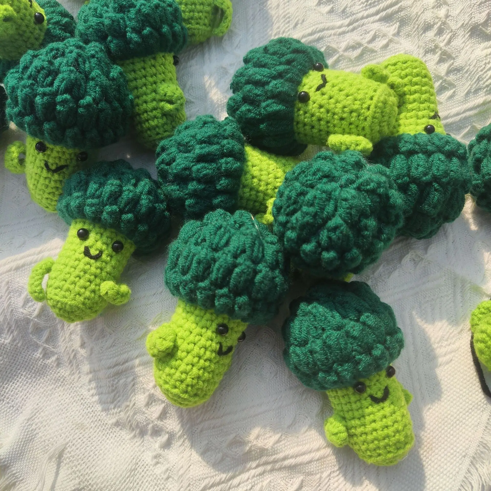 Set de muñecos crochet de verduras y frutas variadas