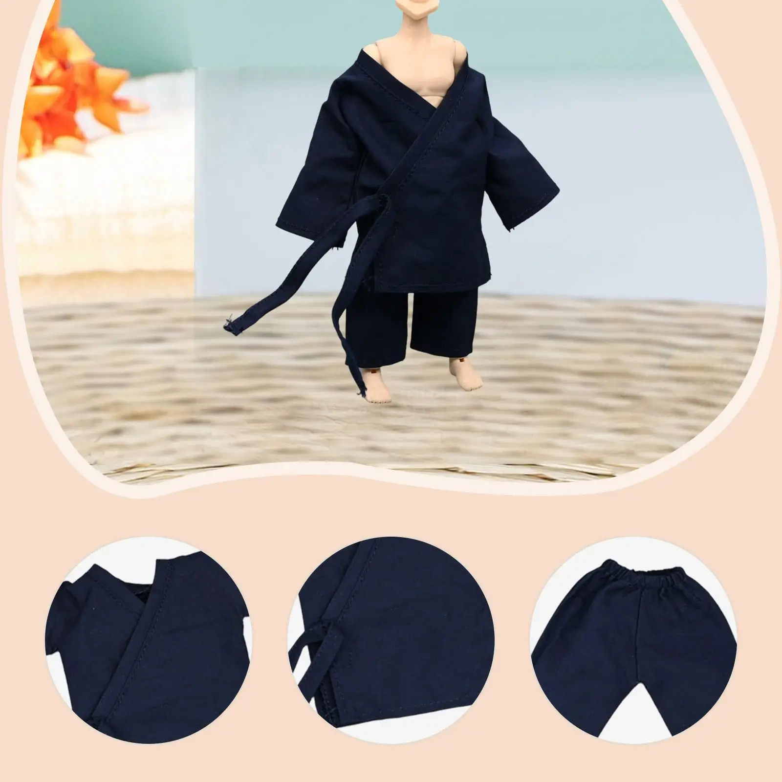 Disfraz de traje taoísta infantil para juegos y fotos - imagen 3
