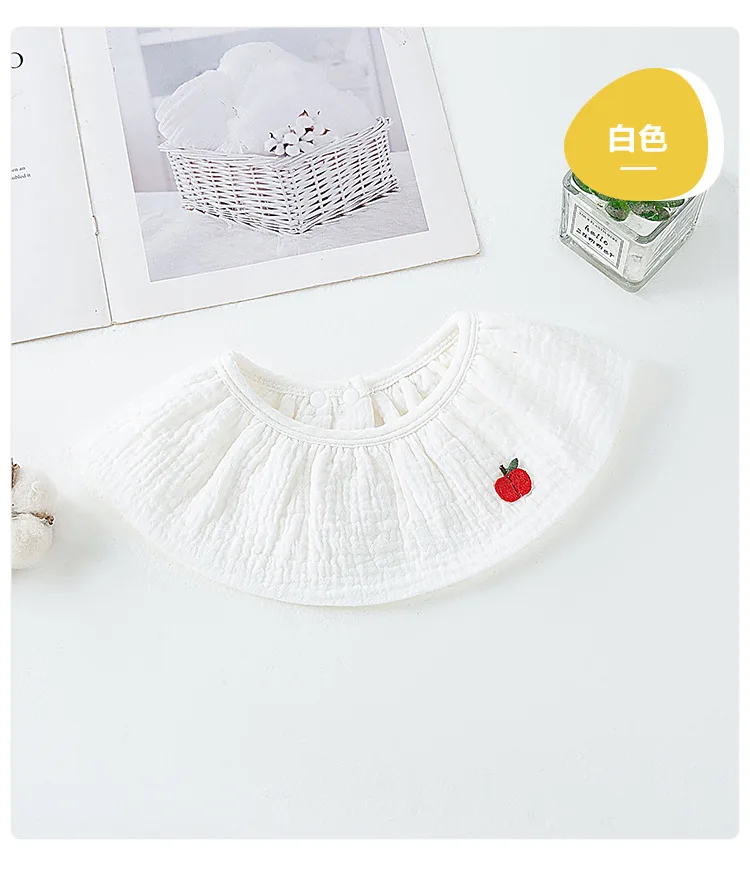 Set completo de baberos de algodón para bebé