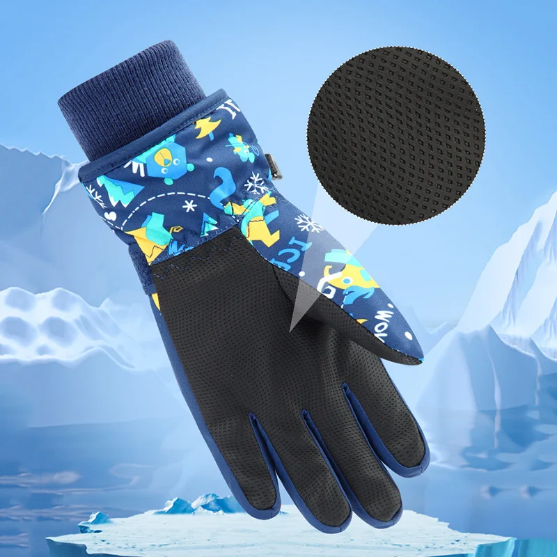 Guantes de esquí infantiles – Impermeables y cálidos - imagen 2