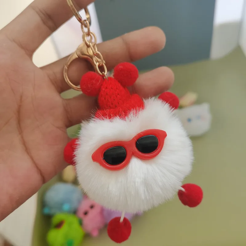 Llavero de felpa con colgante tierno para chicas adolescentes - imagen 3