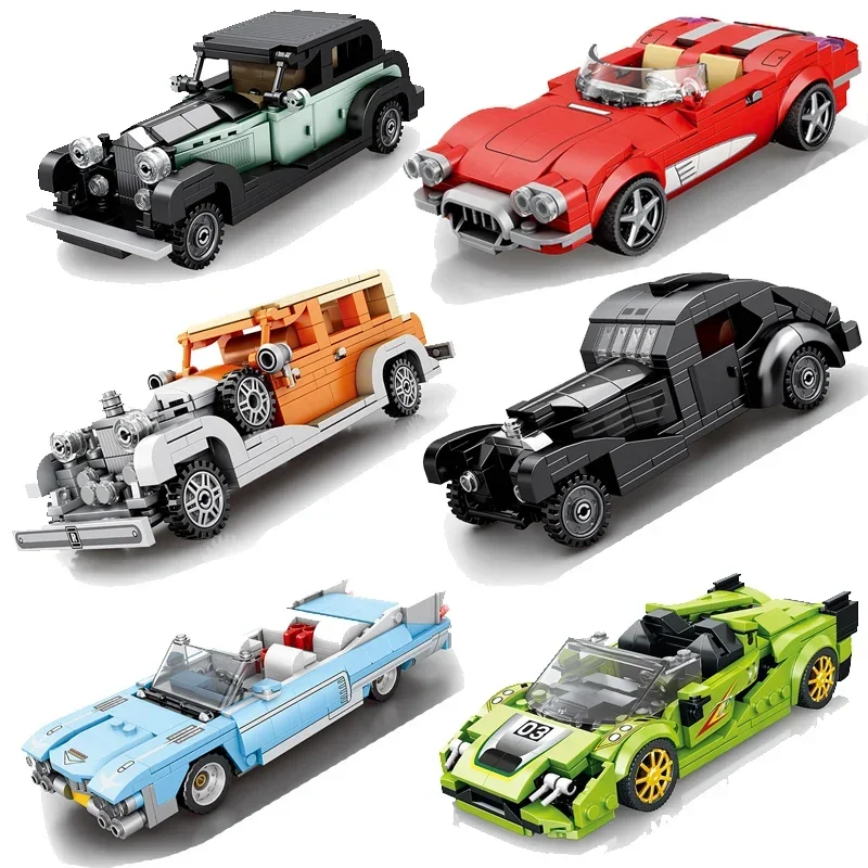 Bloques de construcción MOC para niños – Coche deportivoDIY - imagen 4
