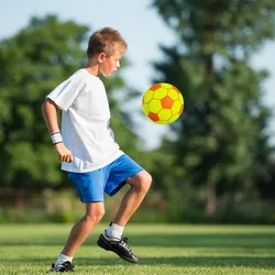 Balón de fútbol blando y silencioso para niños, interior y jardín