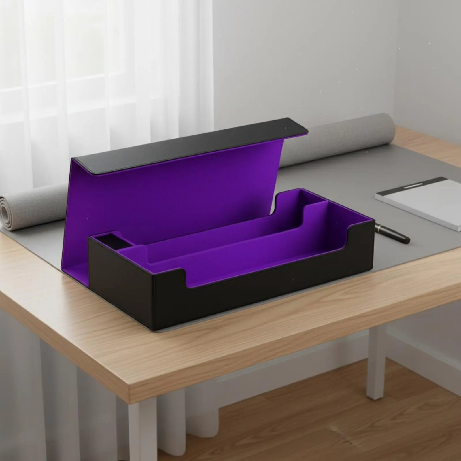 Caja portátil para cartas coleccionables con bandeja de dados - imagen 4