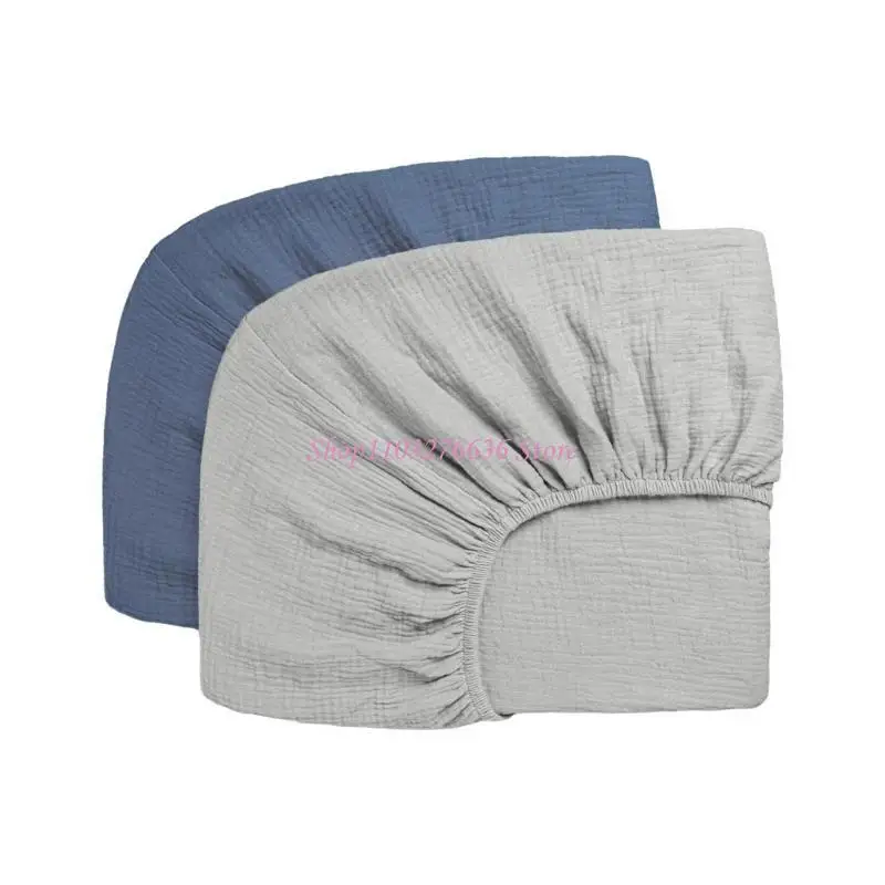 Sábana ajustable para cuna de bebé con tejido suave extraíble - imagen 3
