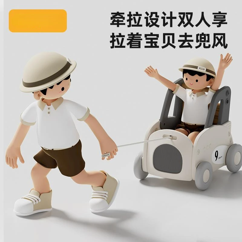 Andador multifuncional para bebé con carro de aprendizaje al caminar - imagen 5