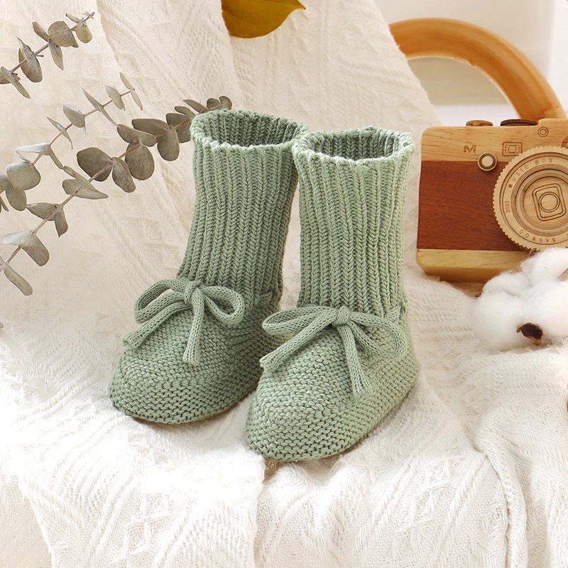 Zapatitos de algodón para bebé recién nacido – Cómodos para casa (0-18 meses) - imagen 4