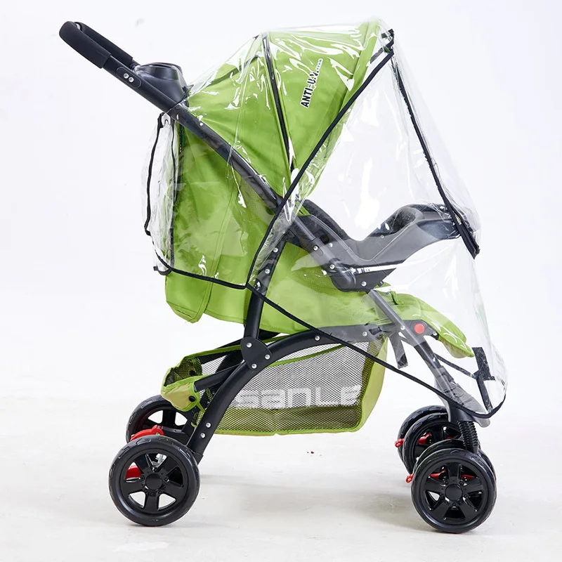 Funda lluvia para carrito de bebé – Impermeable y transpirable - imagen 2