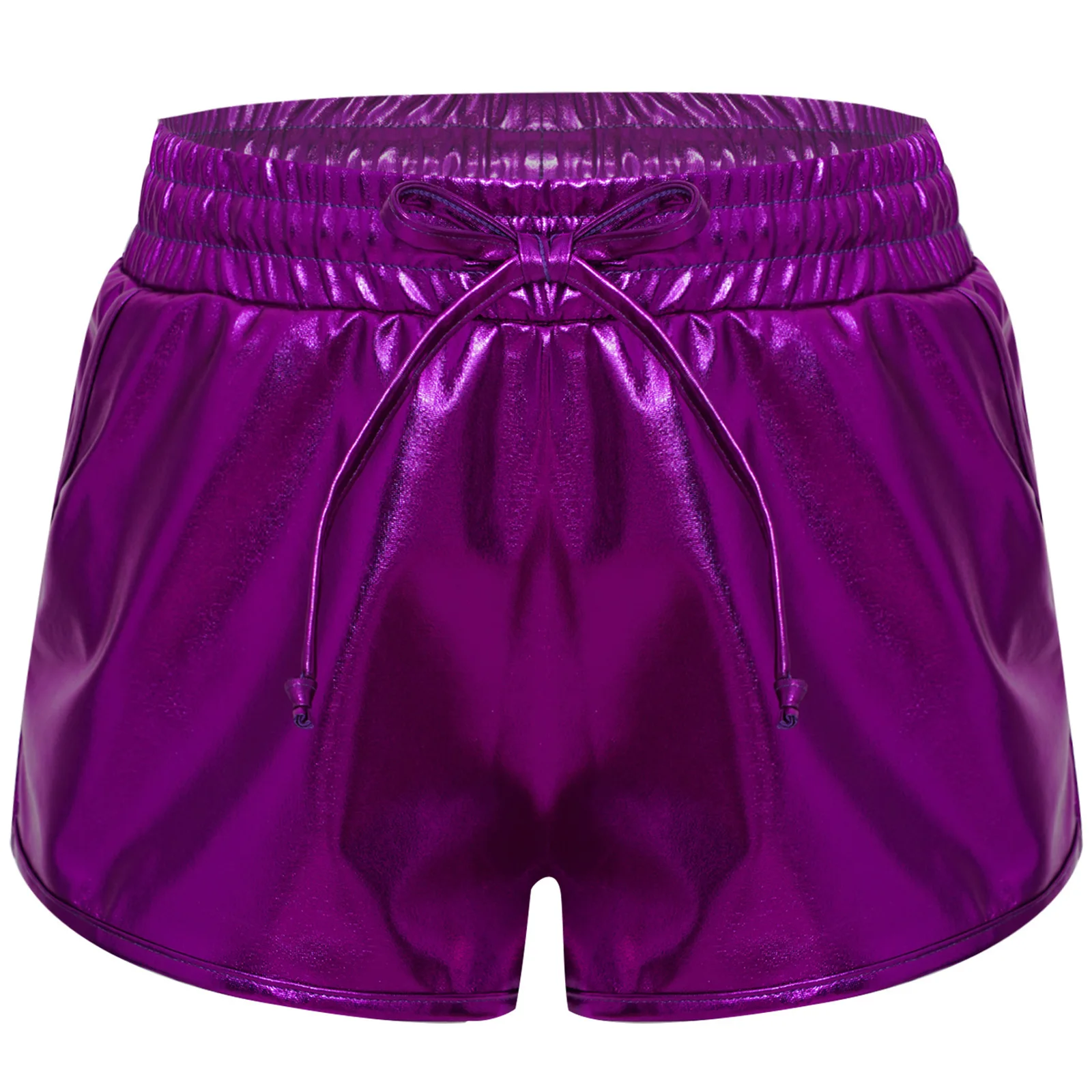 Shorts metálicos en diferentes ocasiones