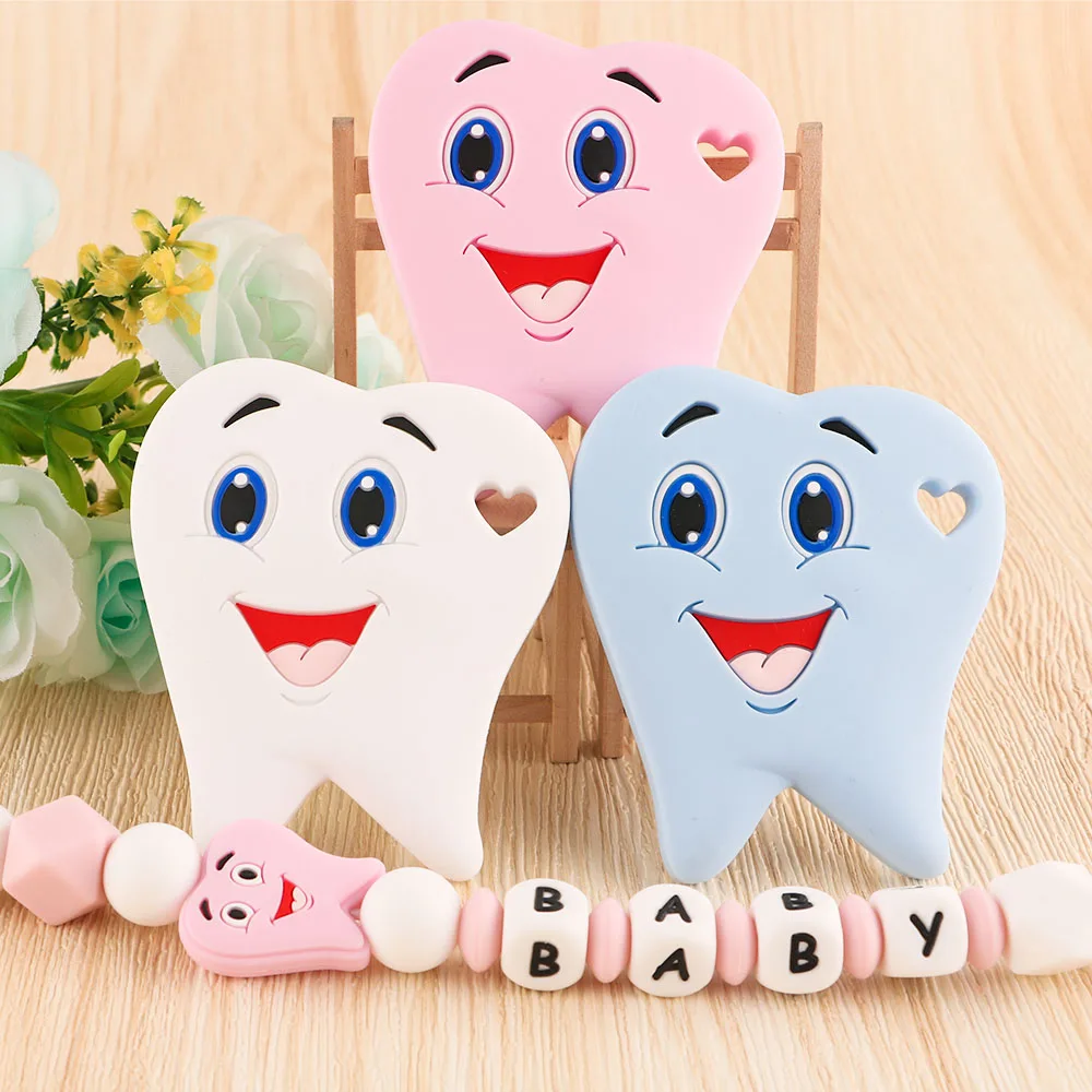 Kovict collar de dentición con cuentas silicona para bebés - imagen 5
