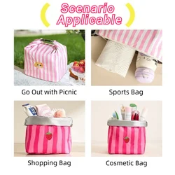 Bolsa térmica para comida con estampado de gatitos