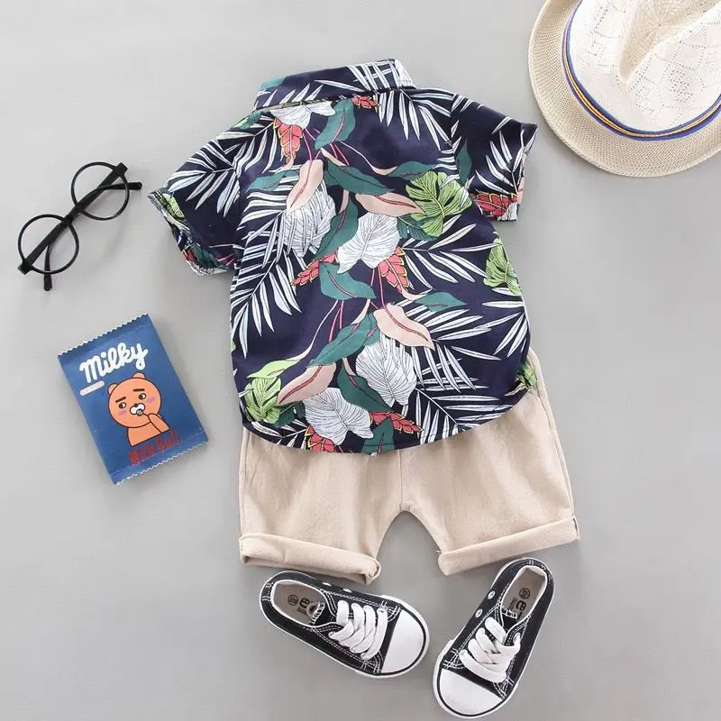 Conjunto de verano para bebé con camisa y pantalón corto - imagen 4
