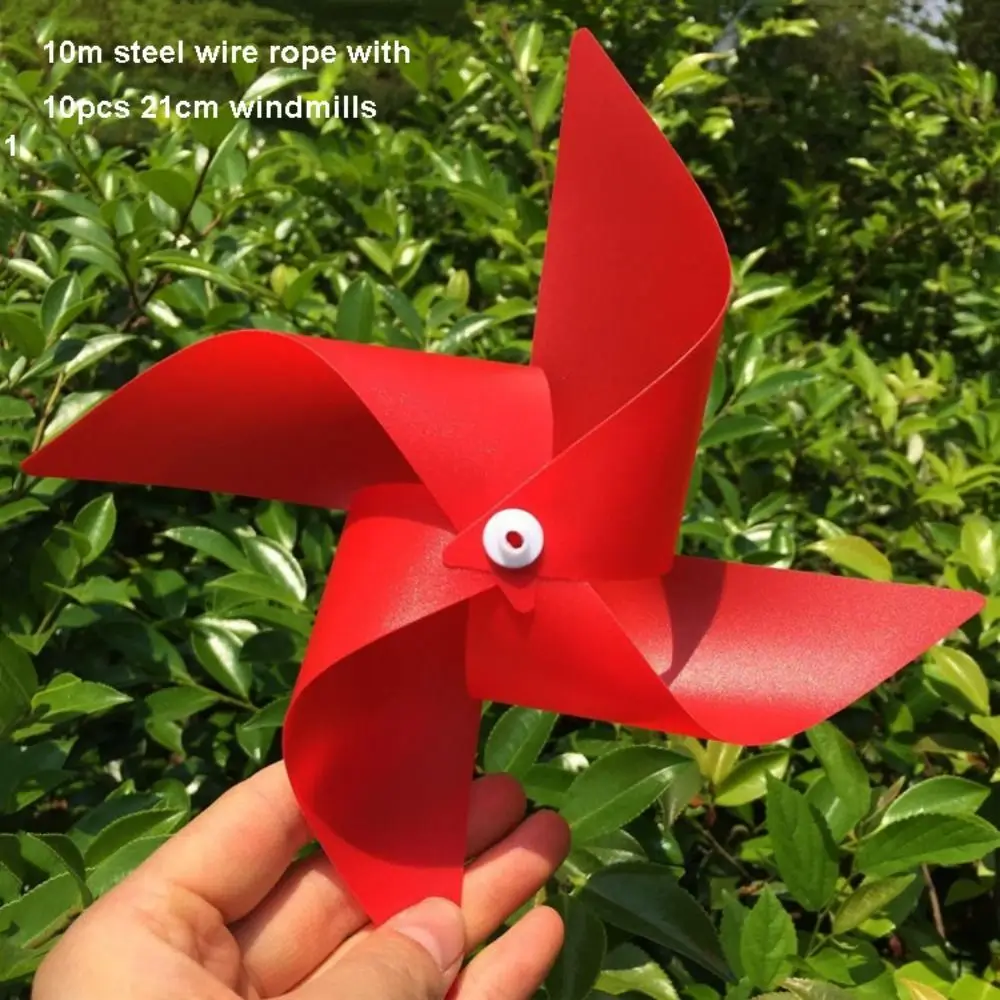 Molinillos de viento para arco o pasillo con cuerdas metálicas - imagen 2