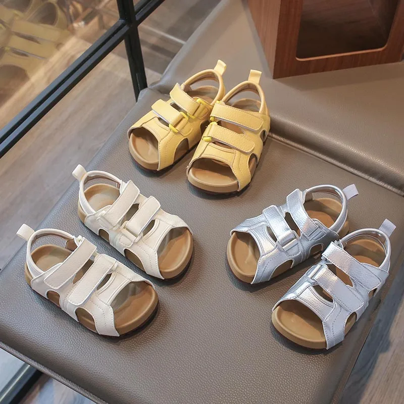 Sandalias de bebé antideslizantes con suela blanda para verano - imagen 4