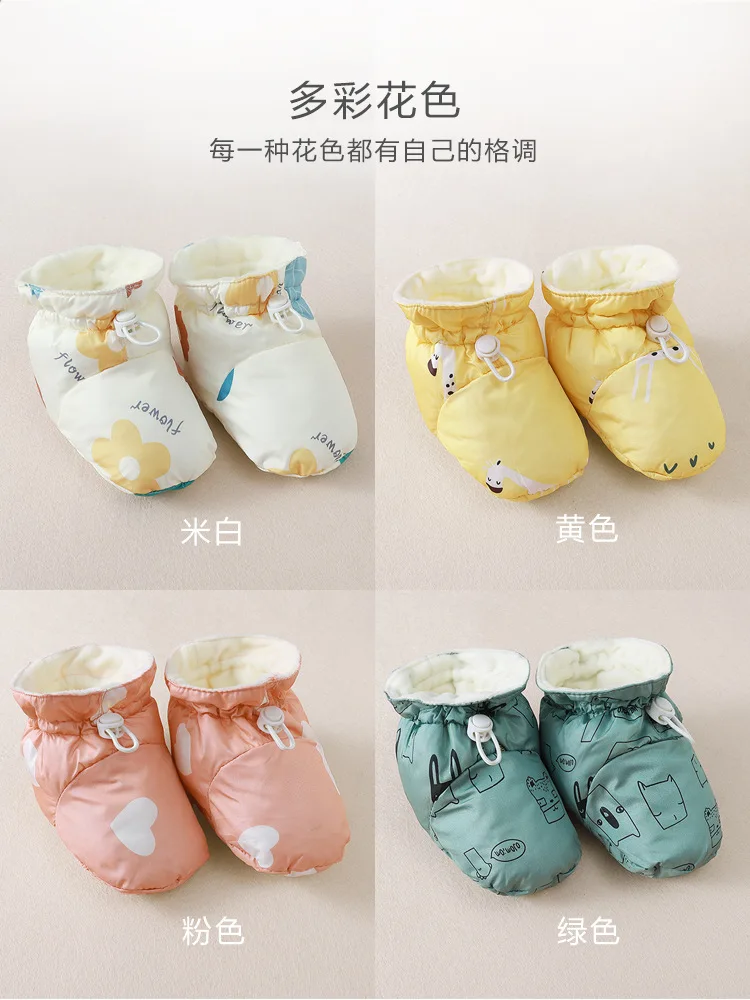 Botines infantiles con forro polar y suela suave