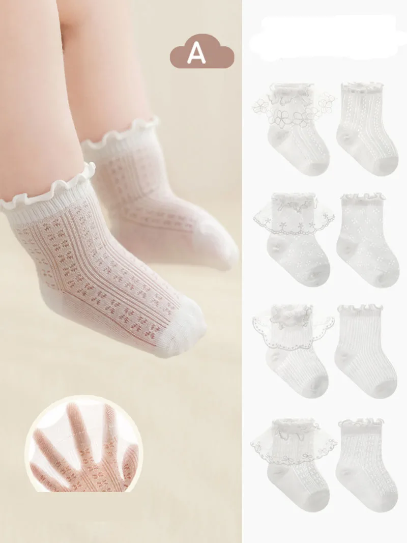 Calcetines de encaje para niña – Estilo princesa verano - imagen 4