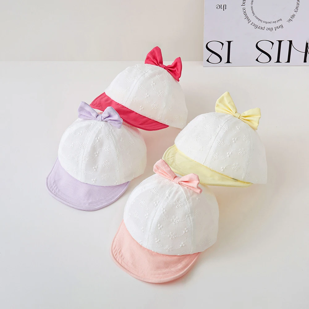 Gorra de béisbol bordada con lazo ajustable para bebés y niños - imagen 3