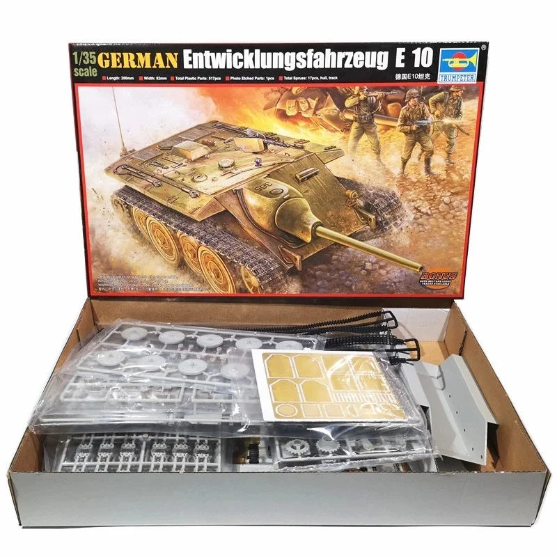 Trumpeter modelo de ensamblaje Hetzer alemán para maquetas - imagen 2