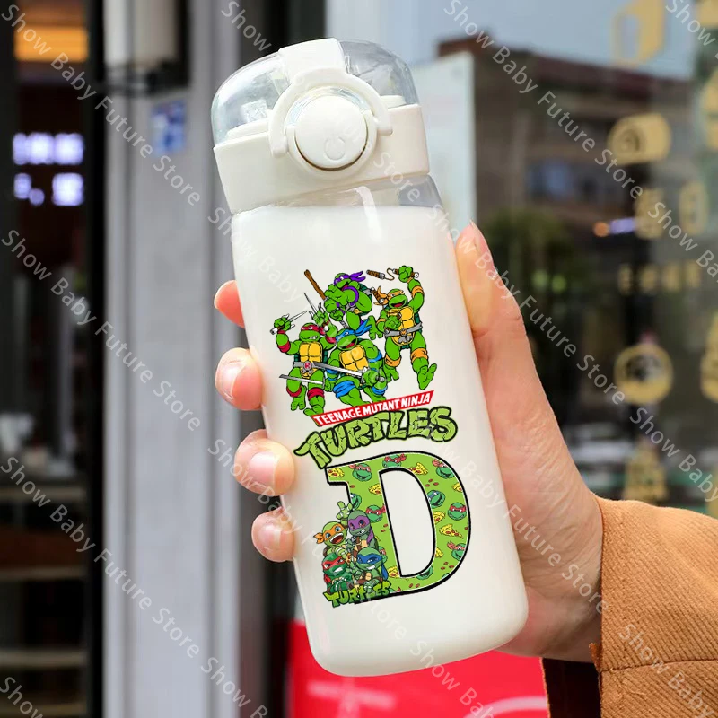 Botella de agua infantil Tortugas Ninja sin fugas
