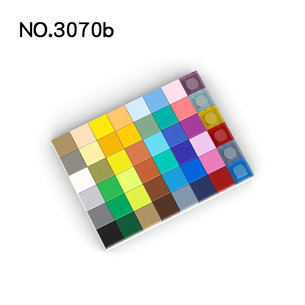 20 piezas MOC 3070/30039 1x1 - Componentes educativos DIY para bloques - imagen 3