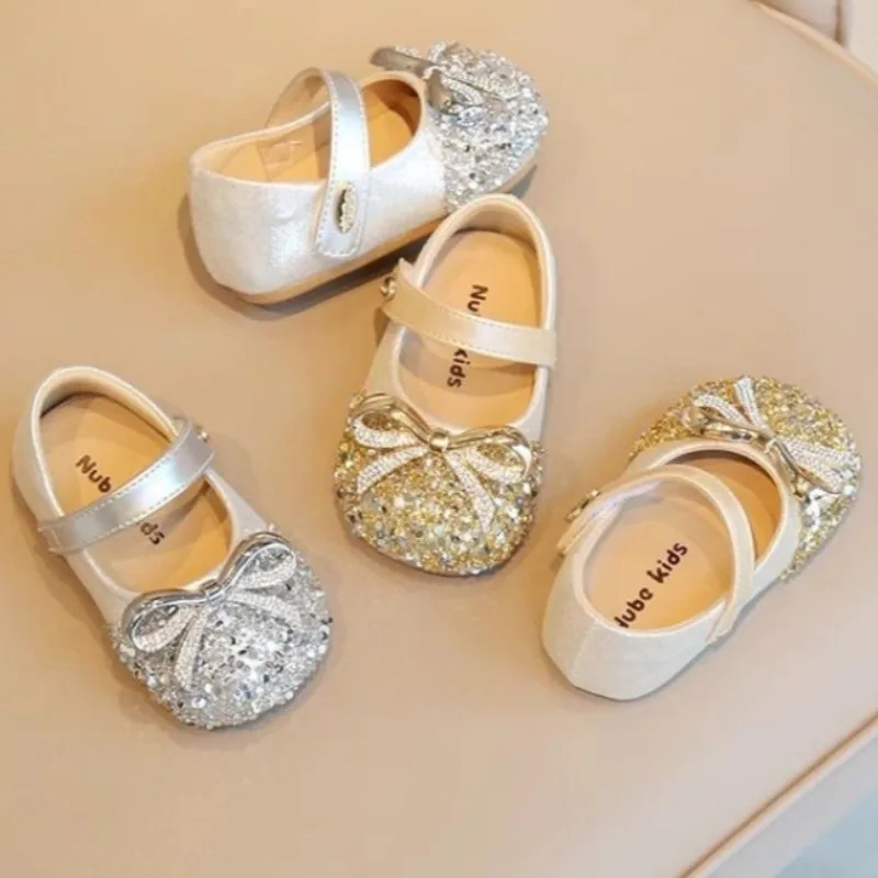Zapatos de niña suaves para fiesta elegante, estilo mocasín ligero - imagen 2