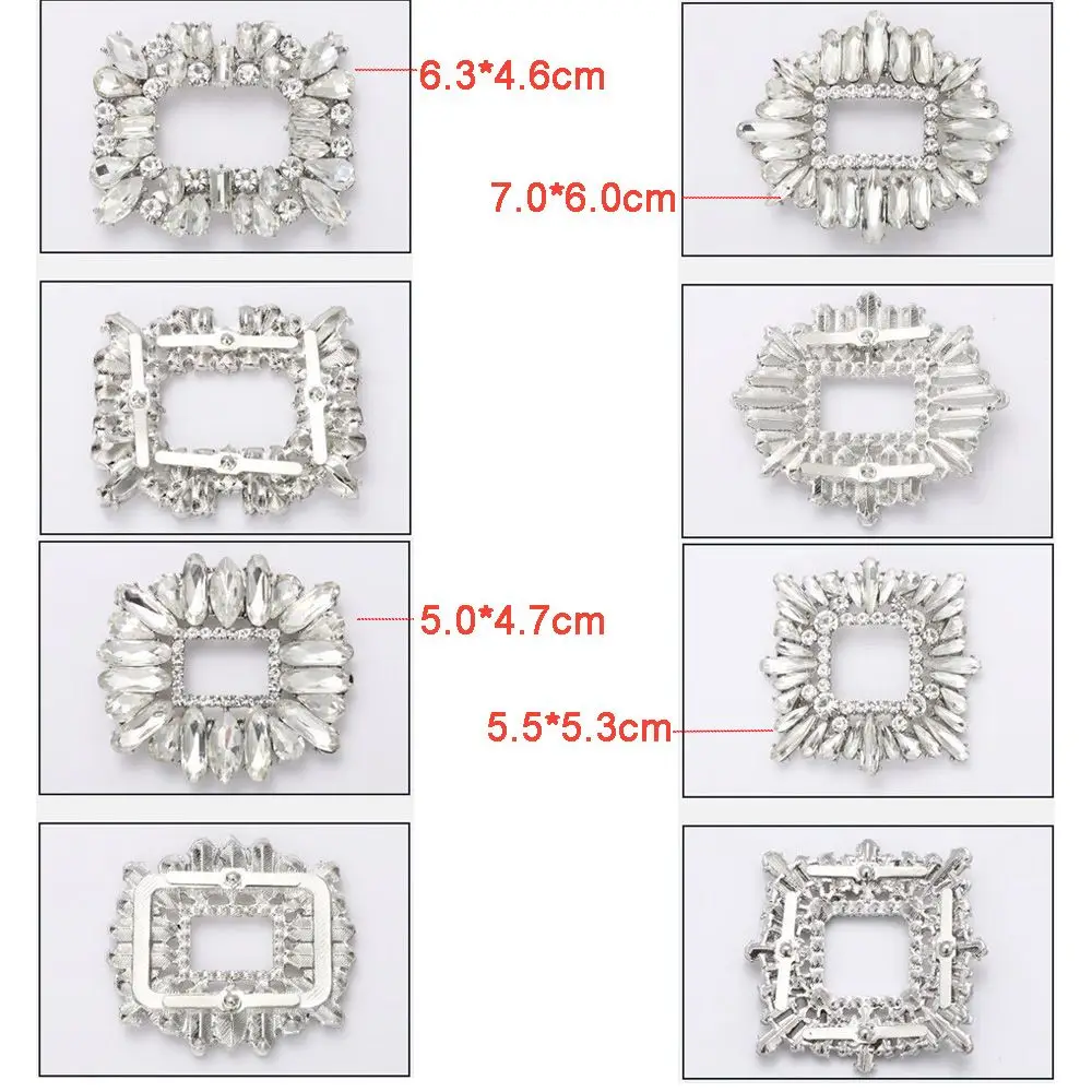 Clips decorativos para zapatos de fiesta – Hebillas brillantes para niños - imagen 2