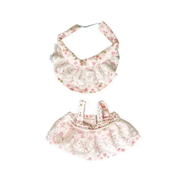 Ropa artesanal para muñeca con sombrero – conjunto completo - imagen 5