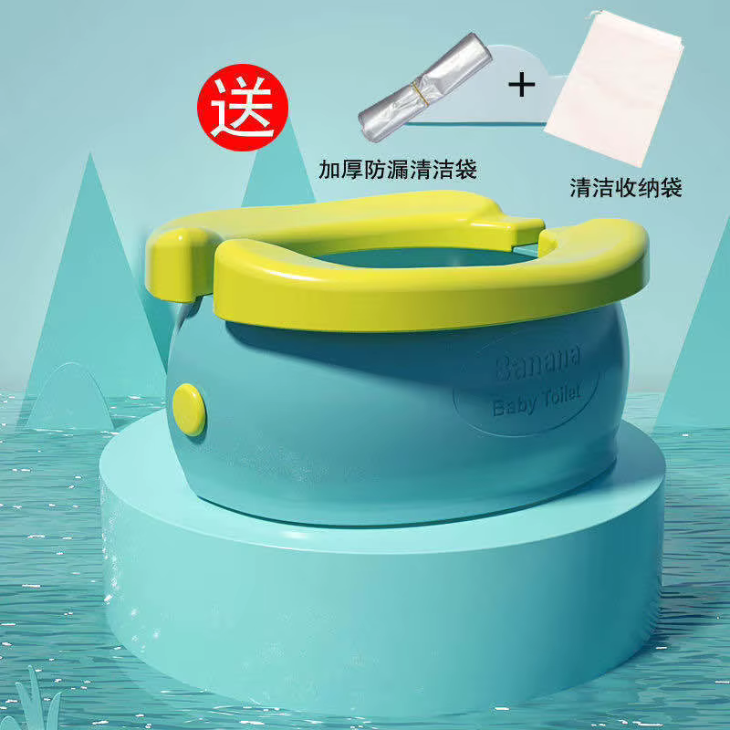 Asiento de inodoro plegable con almacenamiento portátil TBaby - imagen 5