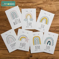 Tarjetas de nacimiento para bebé – Set fotografía neonatal