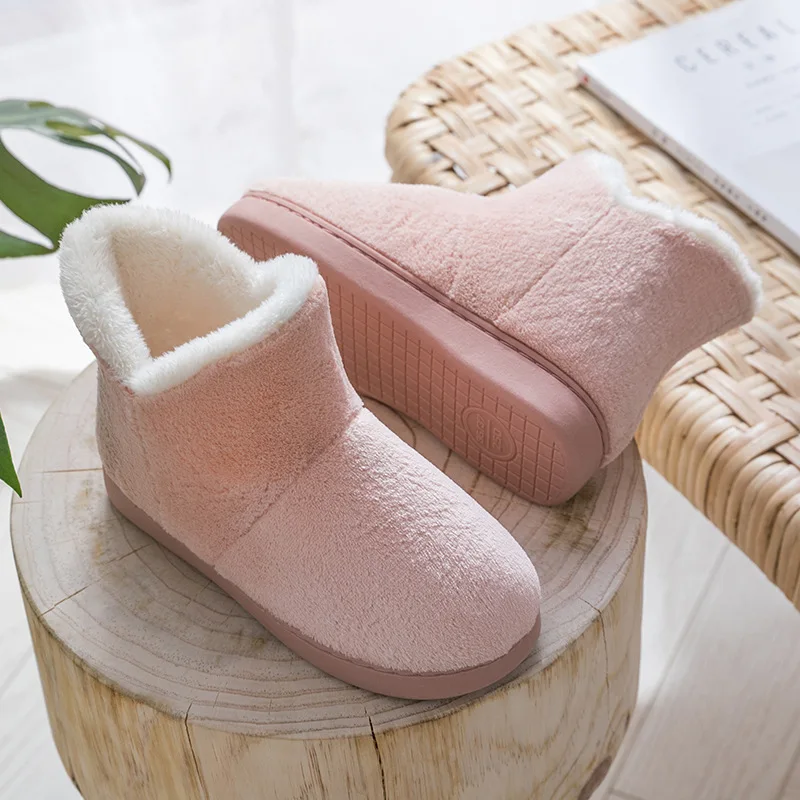Botas felpa sin cordones invierno – Cálidas y antideslizantes - imagen 3