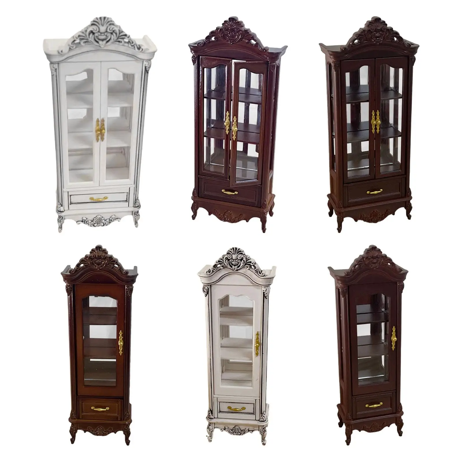Mueble bar miniatura para casa de muñecas, juguete de simulación - imagen 4