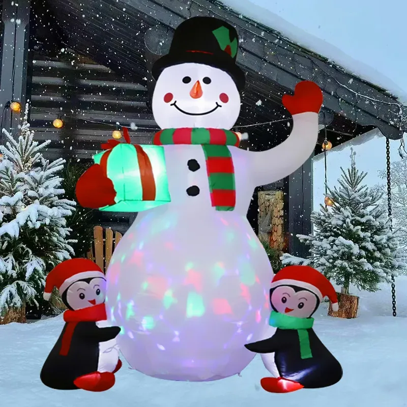 Decoración inflable navideña para interior y exterior